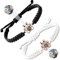 JONZIN Personalisiertes Projektions Armband mit Foto, Maßgeschneidertes Armband mit Bild und Vielfältiges Projektion Armband Foto im Stein als Geschenke für Freundin Paare zum Geburtstag (Style-4)