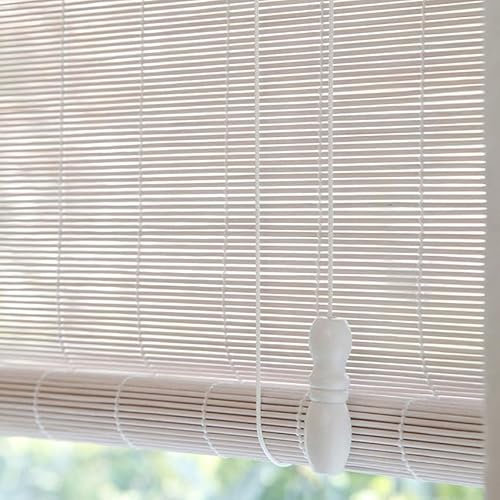 Cortinas Bambu Exterior 70% Blackout Persianas De Madera Estor, Persianas De Madera Pantalla De Privacidad, para Balcón Patio Puerta Salón Porche Cocina