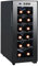 Thermostat Controlled Wine Cooler for Home Freestanding Countertop Wine Fridge with Digital Touch Screen Adjustable Temperature Double Glass Doors