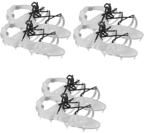 Sosoport 3 Set Scarpe con Punte Regolabili Scarpe Giardinaggio Scarpe per Giardinaggio Copriscarpe Impermeabili Maniglia Scarpe Chiodate da Giardinaggio Scarpe da aeratore per Patio pp