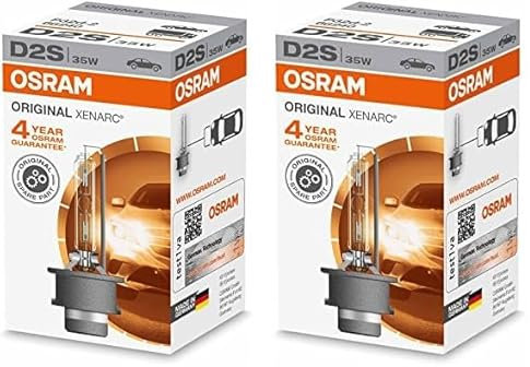 Osram XENARC ORIGINAL, D2S, Xenon-Scheinwerferlampe, 66240, Karton Faltschachtel (1 Lampe) (Packung mit 2)