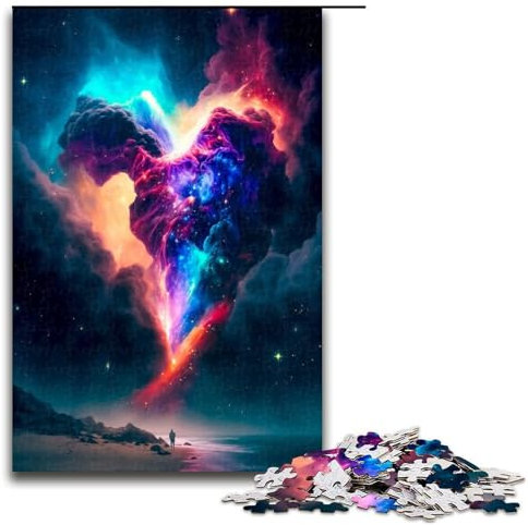 Puzzle für Erwachsene, 1000 Teile, Herz-Puzzle, Geburtstagsgeschenk, Geschenke für und Teenager ab 14 Jahren, 1000 Teile