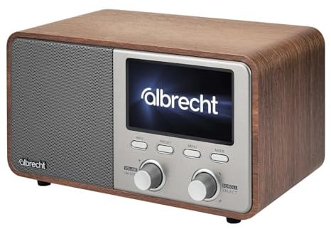 Albrecht DR760 DAB+ Digitalradio mit UKW, DAB+, Musik-Streaming, 4,3 Farbdisplay und ASA Warnmeldungen