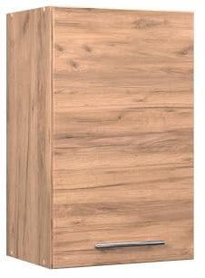 Vicco Hängeschrank Fame-Line, Goldkraft Eiche, 45 cm | 1 Tür · Soft-Close · 2 Einlegeböden · Metallgriffe · ✓ Praktischer Stauraum