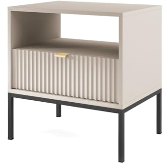 Komodee Nachttisch NANAIMO H2 R1 Kaschmir 54x56x39 cm
