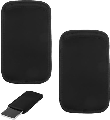 GZRXIOUS 2 st neopren mobiltelefonväska, universell mobiltelefonstrumpa mobiltelefonfodral skyddande fodral, universellt mobiltelefonfodral smartphone-fodral, skyddsfodral neopren, smartphone-väska