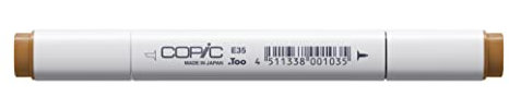COPIC Classic Marker Typ E - 35, Chamois, professioneller Layoutmarker, mit einer breiten und einer feinen Spitze