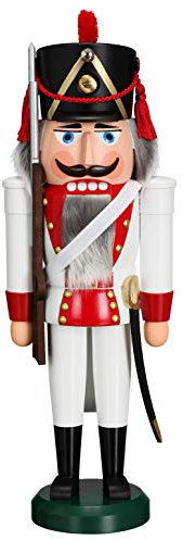 Noël allemand Casse-Noisette Grenadier - 37 cm / 15 pouces - Authentique allemand Casse-noisettes Erzgebirge - Seiffener Volkskunst