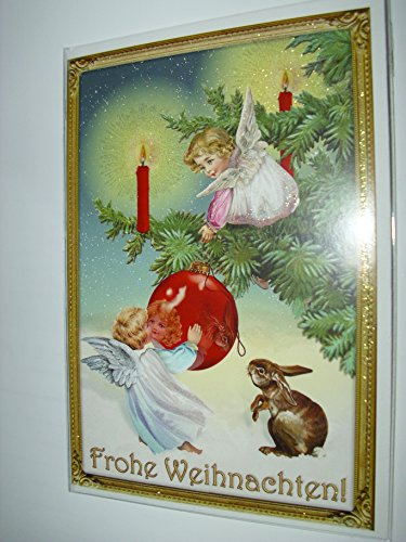 Weihnachtskarte Weihnachten Grusskarte GeldgeschenkkarteFrohe Weihnachten 1 Karte mit Umschlag creme -241