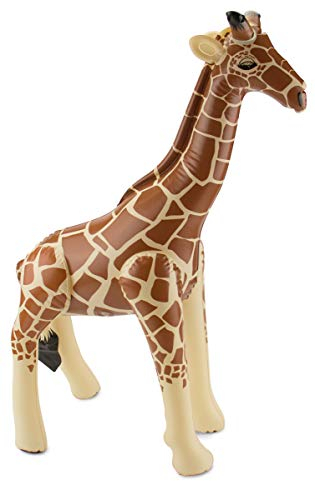 Folat 20272 Aufblasbare Giraffe Gelb, keine, Einheitsgröße