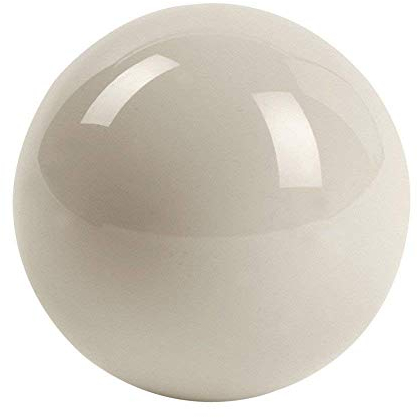 Homegames Billardkugel, weiß, 47,6 mm, für Poolbillard in Pubs (UK-Größe)