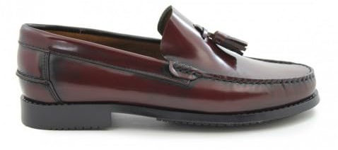 Benavente Zapato MOCASÍN Marca BORLAS Burdeos