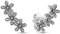 PANDORA Moments Gänseblümchen Ohrstecker aus Sterling Silber mit klarem Cubic Zirkonia - zum Fixieren am Ohrläppchen