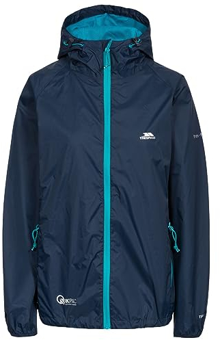 Trespass Qikpac Female Jacket Vestes coupe-pluie Femme Bleu foncé FR : L (Taille Fabricant : L)
