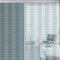 Cocoarm Aluminium Kettenvorhang Metallkette Vorhang Schädlingsbekämpfung Ketten Vorhang Türvorhang Sichtschutz 90 x 214.5cm (Silber + Blau)