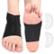 Knöchelbandage mit Fußgewölbeunterstützung, Fußgewölbebandage, Kompression, Knöchelgewölbe, mit Gelpads für Plantarfasziitis, Fersensporn, Fußschmerzen, flache Fußgewölbe, Schmerzlinderung(1 Paar)
