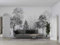 SILK ROAD EU Papier Peint Panoramique jungle noir et blanc Soie, Largeur jusqu'à 9m, personnalisée selon votre taille personnalisée, Poster geant Mural, pour Salon Chambre restaurant Décoration Murale