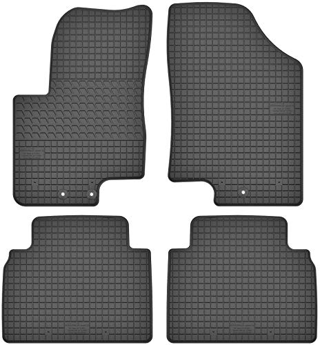 AGCPdirect Gummi Matten Fußmatten Passgenau 4-teilig Set für Hyundai ix20 2010-2021 und Kia Venga 2010-2021