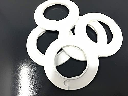 5 Abdeck Rosetten für Heizkörper Heizungsrohr Kupferrohr Abdeckrosette Sanitär (Durchmesser 34mm)