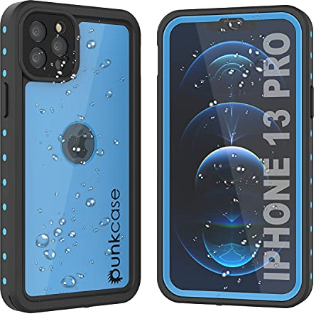 Punkcase Schutzhülle für iPhone 13 Pro [StudStarSerie] [Slim Fit] [IP68 Zertifiziert] [Stoßfest] [Schmutzdicht] [schneefest] 360 Grad Ganzkörper Rüstung Abdeckung für iPhone 13 Pro (6,1 Zoll) (2021)