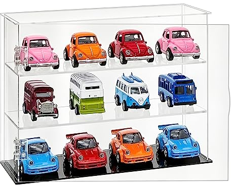 Acryl Vitrine / Schaukasten / Display Case / Display Box für Modellautos, Figuren, Sammlerstücke | Selbstmontage (32x10x24 cm)