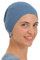 Deresina Headwear Verzierte Schadelkappe bei Haarausfall, Bambus Chemo Kopfbedeckung für Damen, Schlafmütze, Mützen, Bonnet Haube für unter Hut, Turban oder Kopftücher (Caroline Blue)