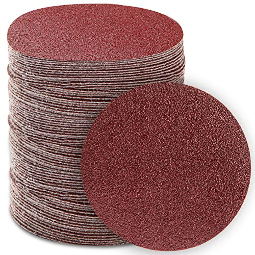 130 PCS 3 Inch Sanding Discs, Wewink Plus Hook and Loop Sandpaper 240 Grit for Drill Sander Attachment, Woodworking, Wood Furniture, Grinder Rotary Tools.