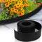 Herrselsam Rasenkanten Kunststoff Mähkante, Beeteinfassung Rund Gartenumrandung Unsichtbar Lawn Edging Garten Rasenkantenband Blumenbeeten, Länge 50 m Höhe 10 cm, Schwarz