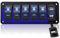 Geloo 5 Gang Schalter Panel Wasserdicht, 12V/24V Marine Schalttafel Wippschalter mit 4,8A Dual-USB LED Voltmeter Kippschalter für Auto Boot LKW Wohnmobil