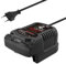 Mini-Ladegerät für Einhell 18V, 2A Akku Adapter Kompatibel mit Einhell Power X-Change 18 Volt Akku 4511396 4511437, Batterie Ladegerät