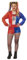 Rubies Disfraz Harley Quinn OPP para mujer, Chaqueta y pantalón impresos digitalmente, Licencia Oficial DC Comics, Escuadrón Suicida, Joker para Halloween, Carnaval, Fiestas y Cosplay
