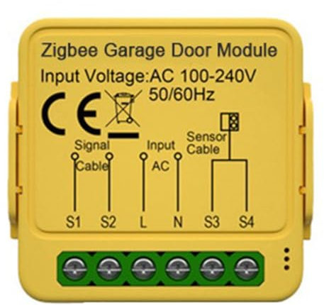 Sefdrert Tuya Module de commande d'ouverture de porte de garage avec télécommande Smart Life App Fonctionne avec Home Assistant Zigbee