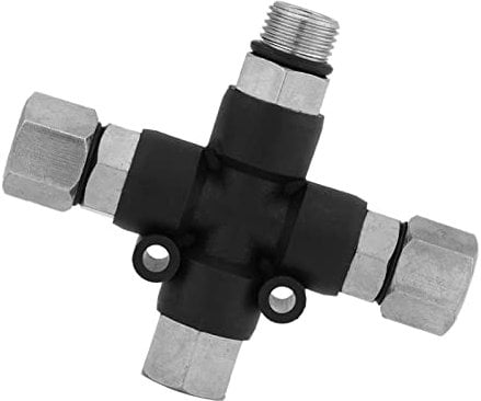 Airbrush Connector 3 Way Airbrush Fitting Accessories 1/8'' Airbrush Air Hose Manifold Adaptor Spray Connector Push to Connect Fittings