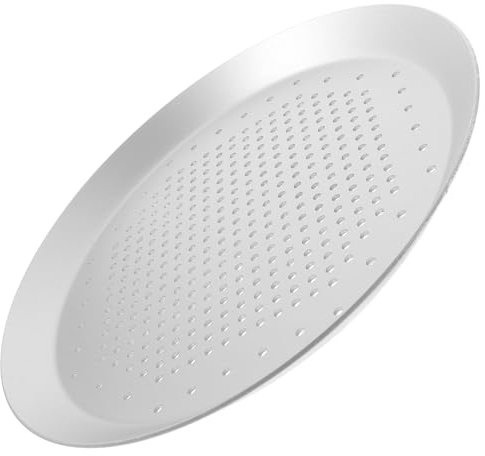 Ciieeo Placa Perforada Para Pizza De Aluminio Resistantes Al Calor Fácil De Limpiar Para Hornear