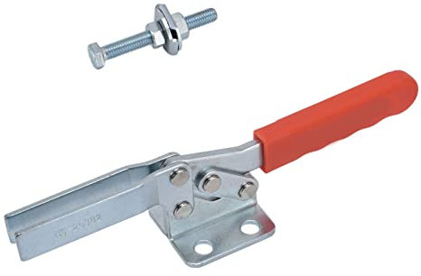 Dispositivo di Serraggio Orizzontale per Carichi Pesanti con Forza di Serraggio di 280 Kg - HS-25382 Impugnatura a Rilascio Rapido per Applicazioni Industriali