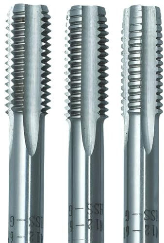 HSS Handgewindebohrer Satz Gewindeschneider DIN352 Ø M3 bis M24 Gewindebohrer 1-2-F-Set (M22)