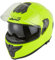 JDC Motorradhelm Full Face - Einziehbares Doppelvisier ECE 22.06 - Sabre - Gelb - M