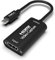Scheda acquisizione video 4K HDMI a USB Type C, game capture card 1080p per streaming giochi/editing/console/pc/tv