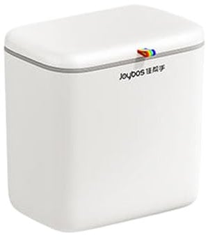 JOYBOS Papelera colgante para cocina con tapa 10L
