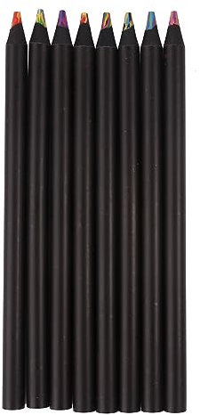 Regenbogen-Bleistifte in 8 Farben, Jumbo-Buntstifte für Erwachsene, mehrfarbige Bleistifte für Kunst, Zeichnen, Malen, Skizzieren