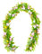 Osterdeko Girlande, 1.9M Künstliche Ostergirlande, Frühlingsdeko Girlande mit Ostereier und Blumen, Ostern Deko Girlande Frühling, Simulation Grünpflanze Girlande für Ostern Deko, Frühling Deko (B)