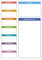 Lerelin Magnetic Weekly Planner, A4 Magnetic Whiteboard, Meal Planner and Shopping List, Fridge Whiteboard for Meal Prep, Memo Board, Multicolor