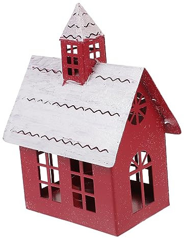 RORPOIR Weihnachts-iglu-Ornamente Aus Eisen Für Den Tisch Weihnachts-Veranda-Schild Weihnachtskerzenlaterne Weihnachtsgirlande Tischdekoration Für Weihnachten Weihnachtslichter Urlaub