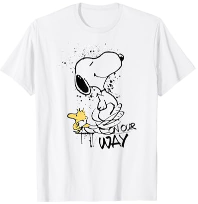 Peanuts - Snoopy 'On Our Way' T-Shirt