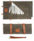 Bolsa para Cuchillos, Bolsa Enrollable Profesional para Chef con 10 Ranuras y Bolsillos con Cremallera, Bolsa Enrollable de Lona Encerada para Cuchillos de Chef, con Correa de Hombro Ajustable