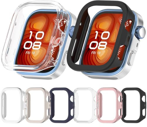 Zohmuly Cover Compatibile con HUAWEI WATCH FIT 4, Cassa Dell'Orologio dal Design cavo per PC, Resistente Agli Urti, Custodia per Huawei Watch Fit 4 Smartwatch