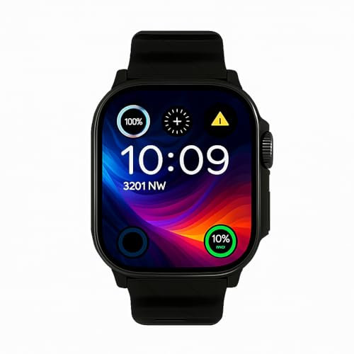 Generico HK9 Ultra 2 Max Smartwatch – 2.2'' HD Display, Wireless Charging, Bluetooth Call, Fitness Tracker, Waterproof Sports Watch for Android & iOS (2025 Model)