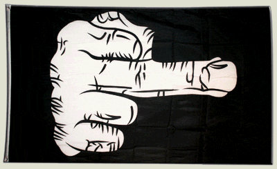 Flagge Stinkefinger - 90 x 150 cm [Misc.]