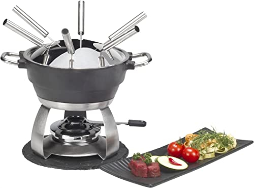 Nouvel Fleischfondue-Set Chelsea 10-TLG. INOX/schwarz