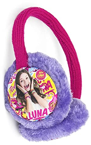 Ohrenschützer für Kinder, Mädchen, Soy Luna, Blau und Rosa, Einheitsgröße (Rosa/Violett)